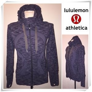 Lululemon Grey Wee Are From Space Stride Hoodie Yoga Jacket!